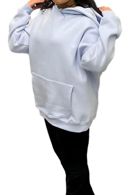 sky blue hoodie