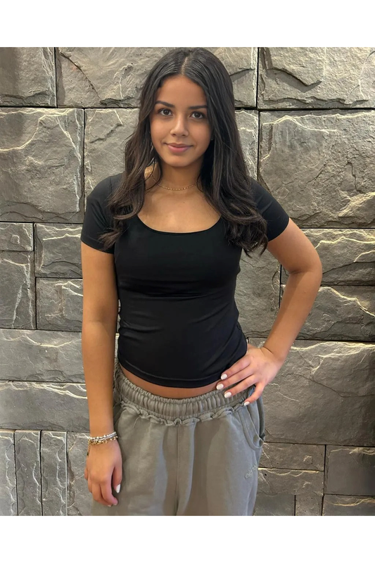Round Neck Short Sleeve